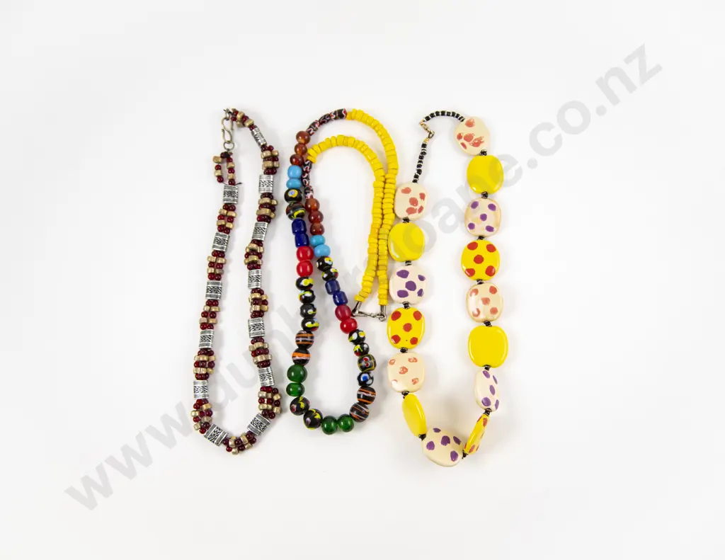 Three Beaded Necklaces Image 1++