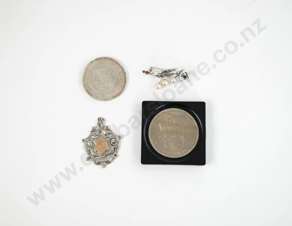 S/S Pearl Spray Brooch Image 1++