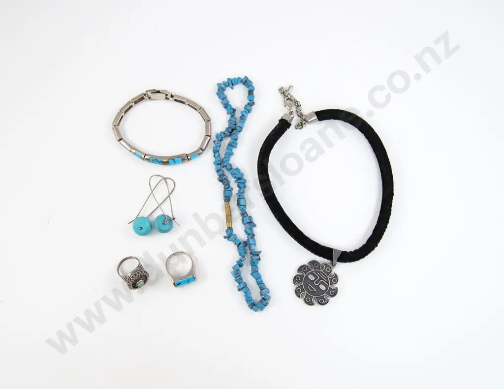 Collection of S/S and Turquoise Jewellery Image 1++