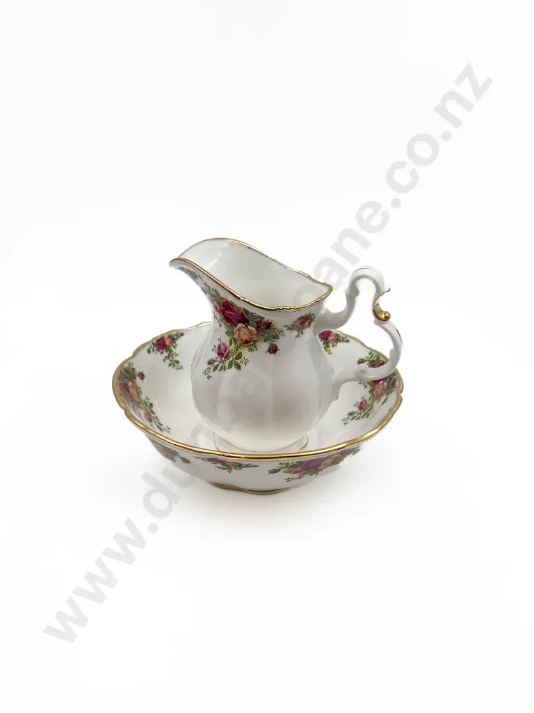 RA Old Country Roses Small Water Jug and Basin Image 1++