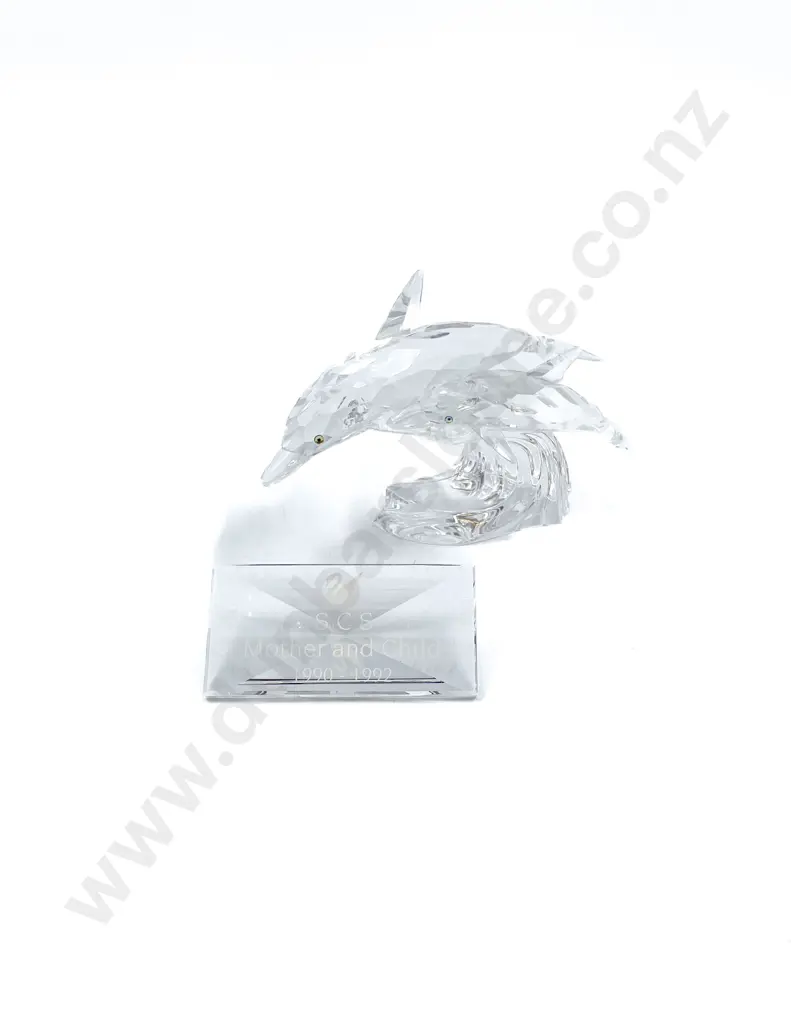 Swarovski Annual Edition 1990 "Lead me" the Dolphins Image 1++