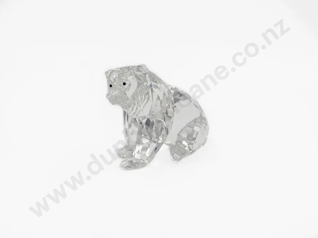 Swarovski Large Bear Ornament Image 1++