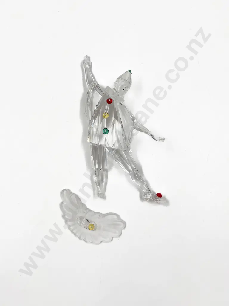 Swarovski 1999 "Masquerade" Pierrot Figurine Image 1++