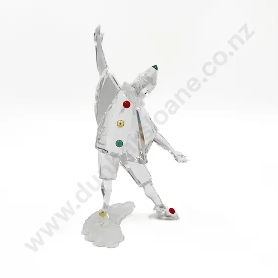 Swarovski 1999 "Masquerade" Pierrot Figurine
