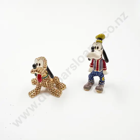Arribas Brothers Disney Pluto and Goofy Figurines