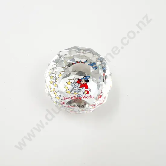 Swarovski Disney World 25th Anniversary Crystal Paperweight