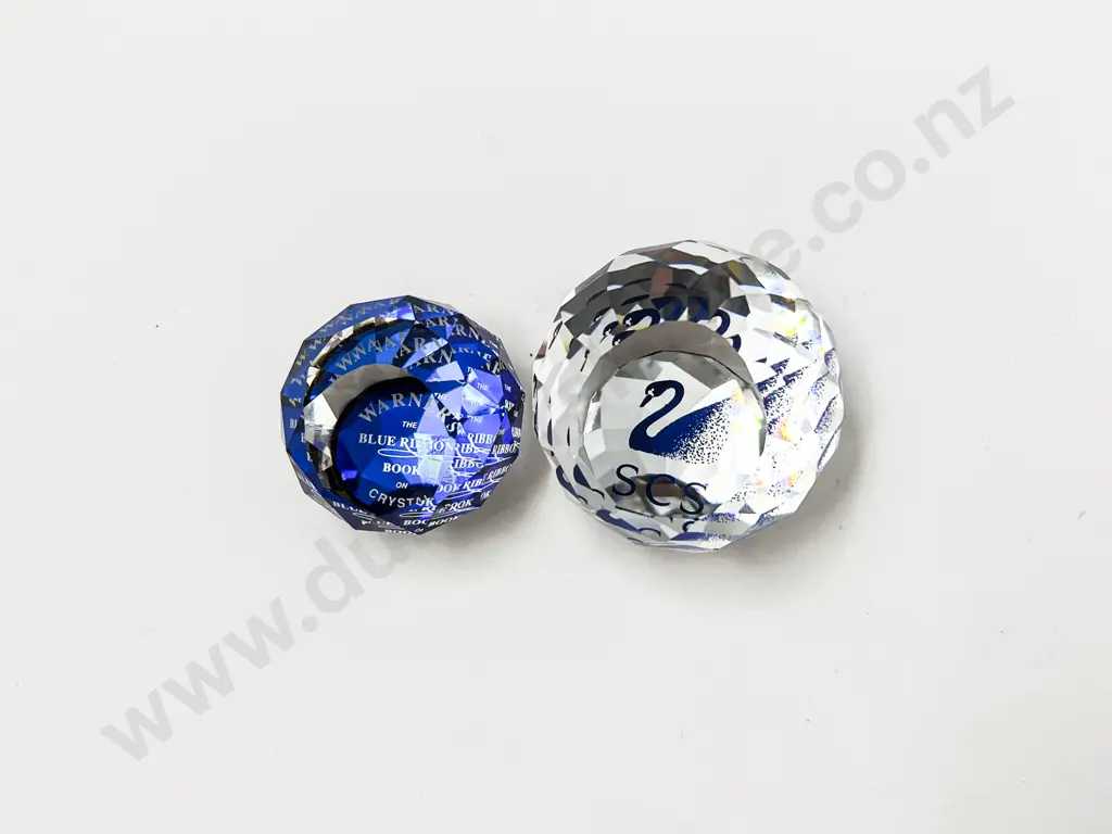 Two Swarovski Paperweights Image 1++