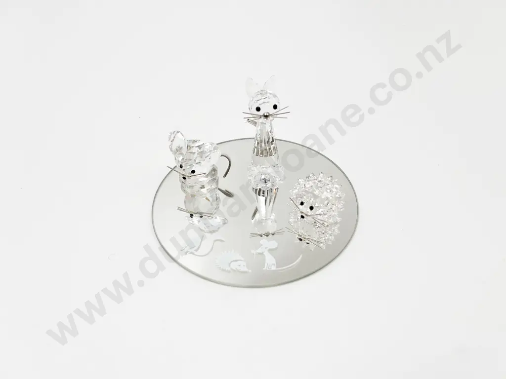 Swarovski Cat Mouse and Hedgehog Starter Set Image 1++