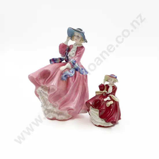 Royal Doulton Top o' the hill Figures HN 3499 & 1849