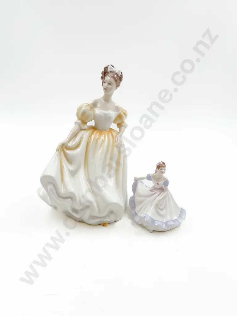 Royal Doulton Natalie and Nanette Figures HN 3173 & 3215 Image 1++