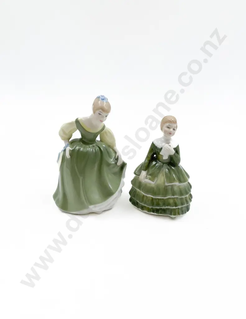 RD Fair Maiden and Belle Figures HN 2211 & 2340 Image 1++