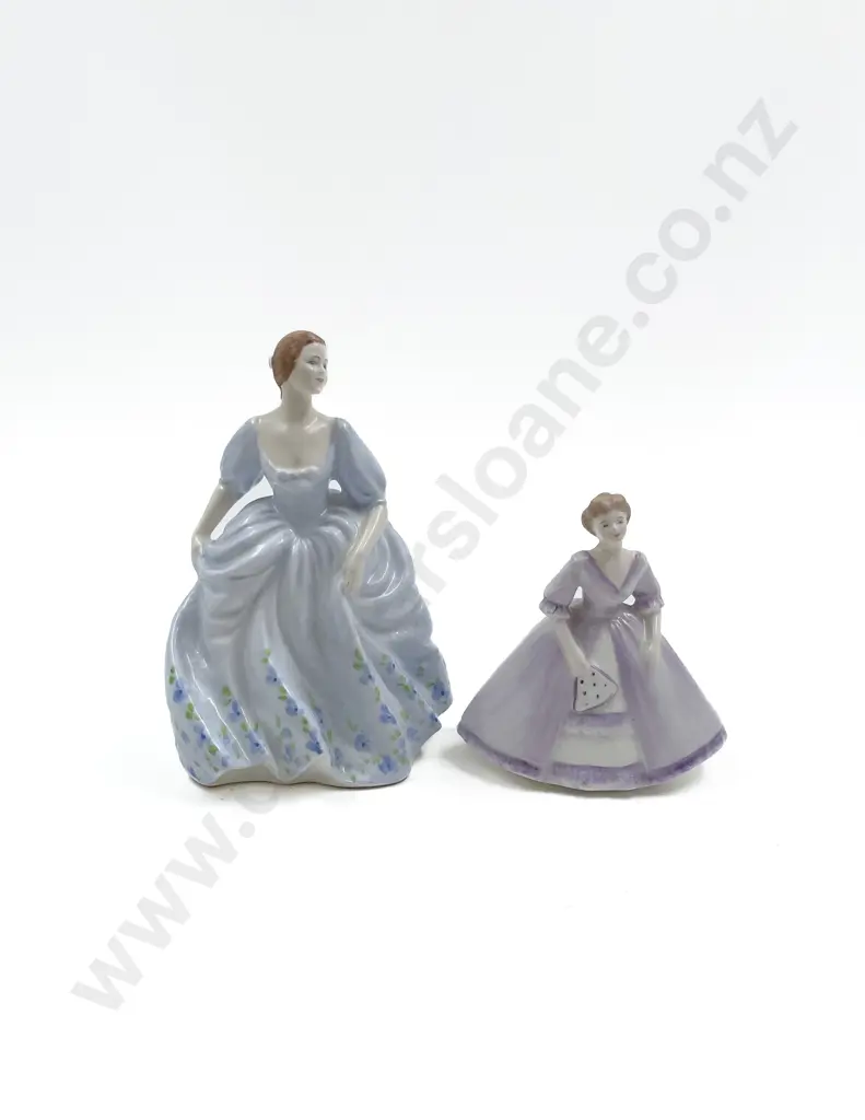 Coalport Paulette and Laurie Ann Figurines Image 1++