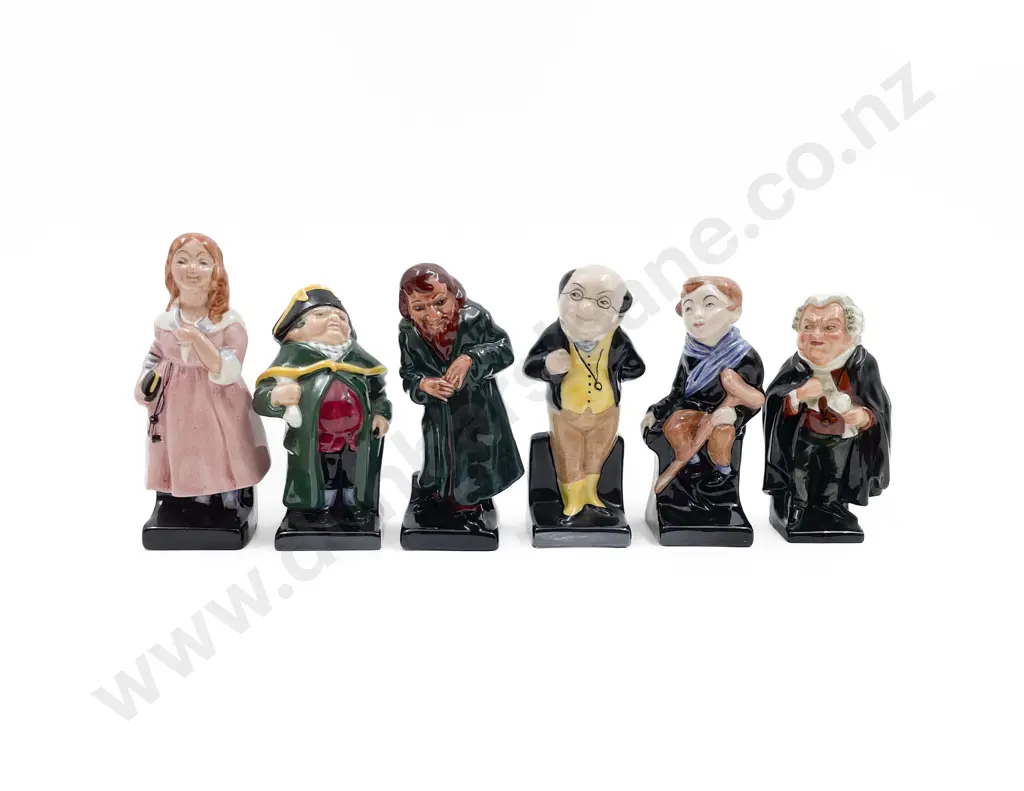 Six RD Dickens Figurines Image 1++