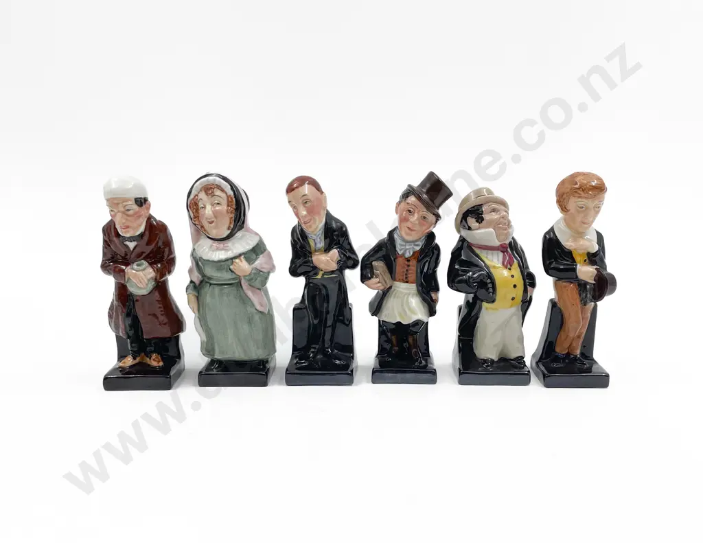 Six RD Dickens Figurines Image 1++