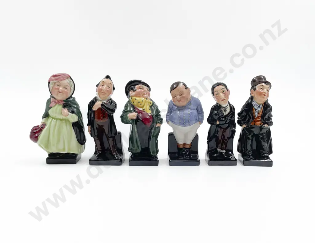 Six RD Dickens Figurines Image 1++