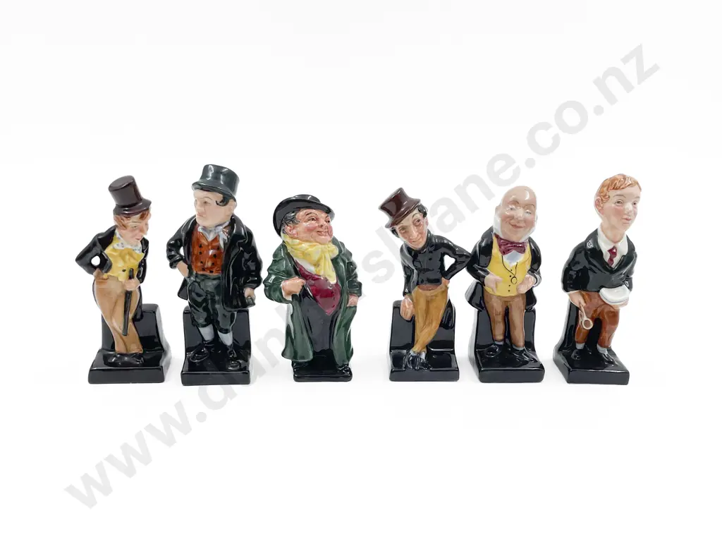 Six RD Dickens Figurines Image 1++