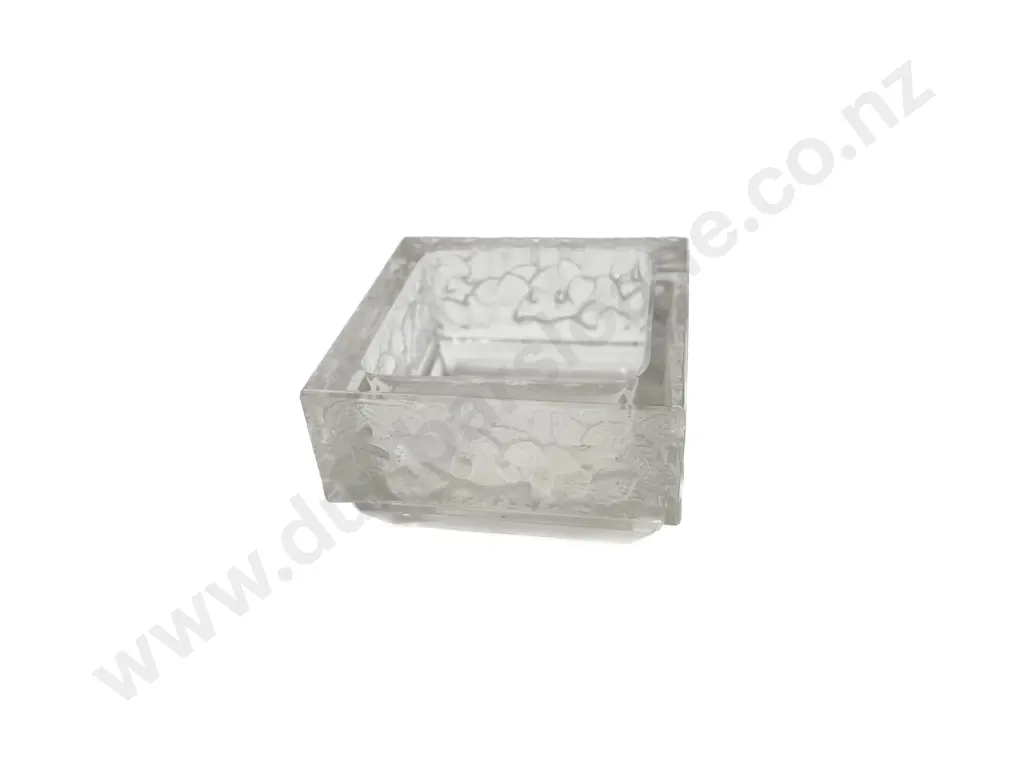 Lalique Frosted/Clear Leaf Pattern Dish Image 1++