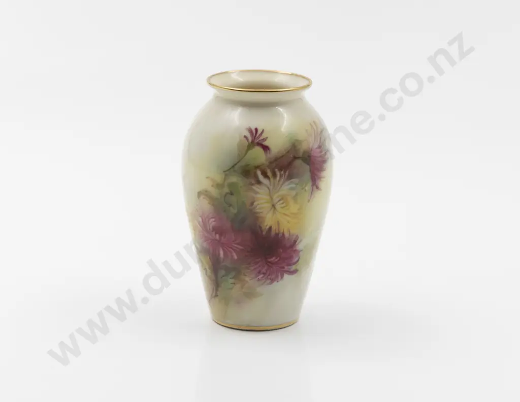 Royal Worcester Ovoid Posy Vase Image 1++