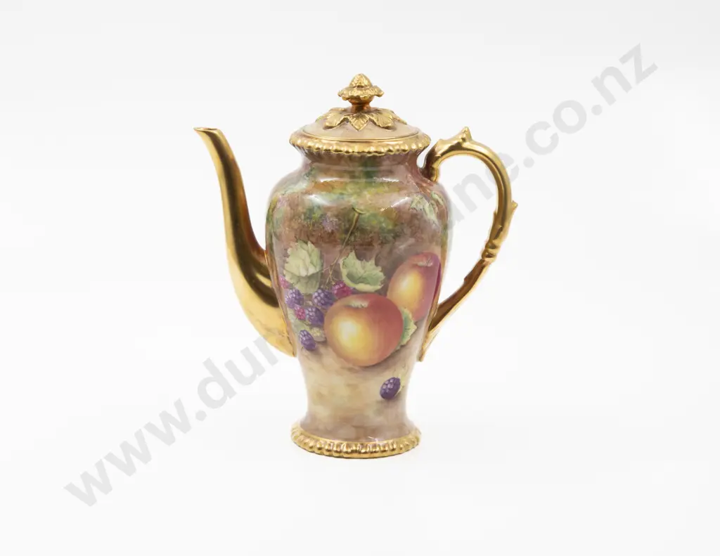 Royal Worcester Coffee Pot Image 1++