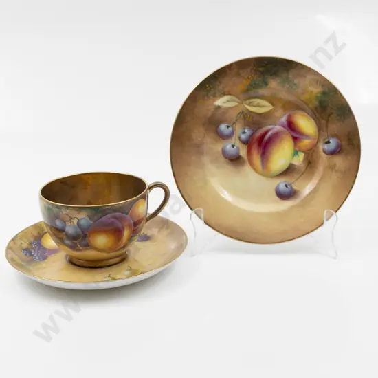 Royal Worcester Tea Cup Saucer and Plate