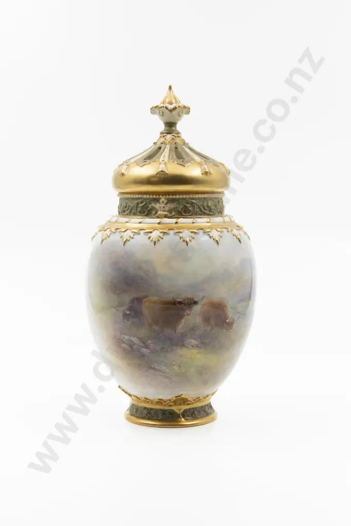 Royal Worcester Vase and Cover Image 1++