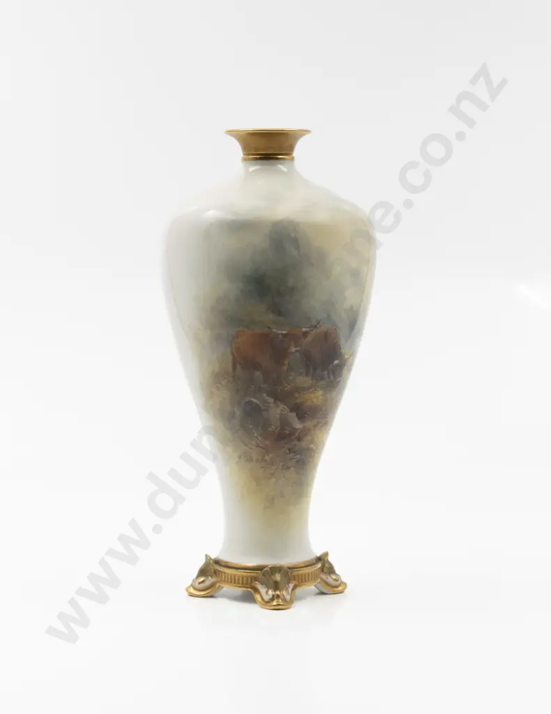 Royal Worcester Inverted Baluster Vase Image 1++