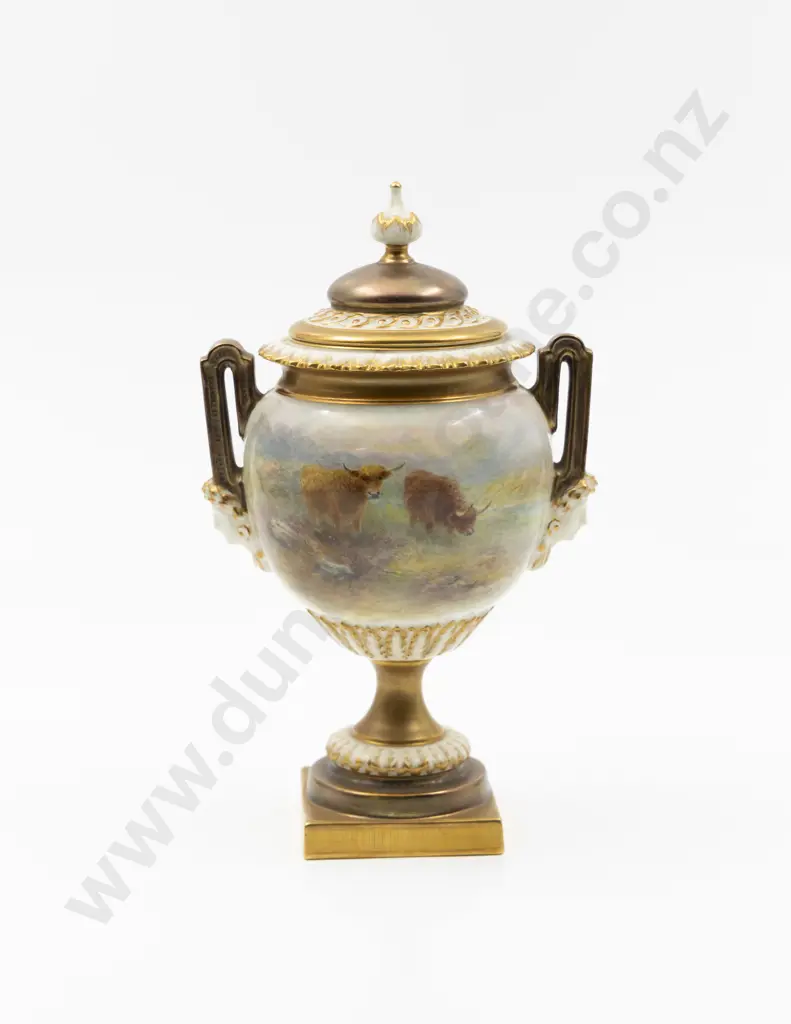 Royal Worcester Urn and Cover Image 1++