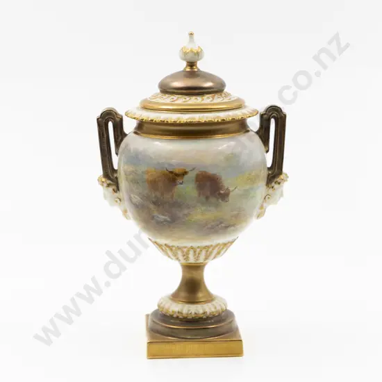 Royal Worcester Urn and Cover