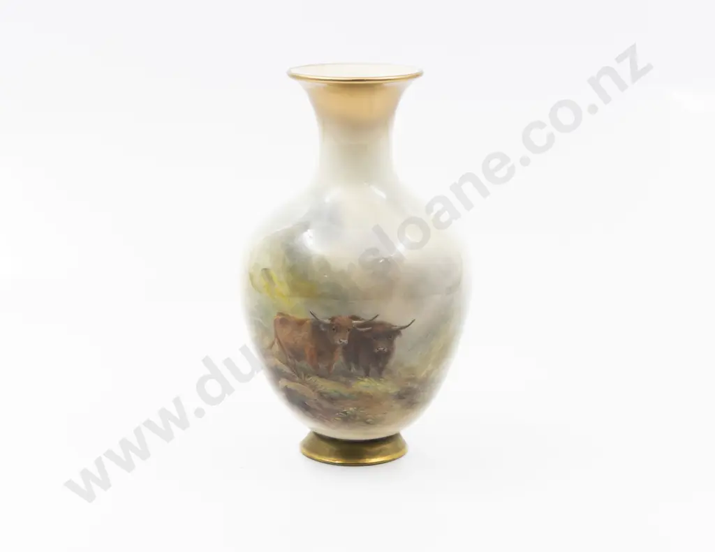Royal Worcester Ovoid Vase Image 1++