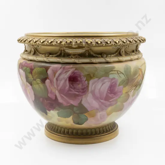 Large and Impressive Royal Worcester Jardiniere