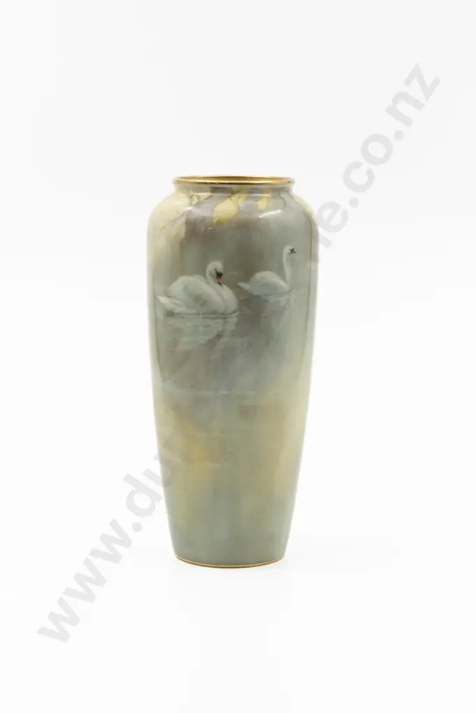 Royal Worcester Slightly Tapered Vase Image 1++