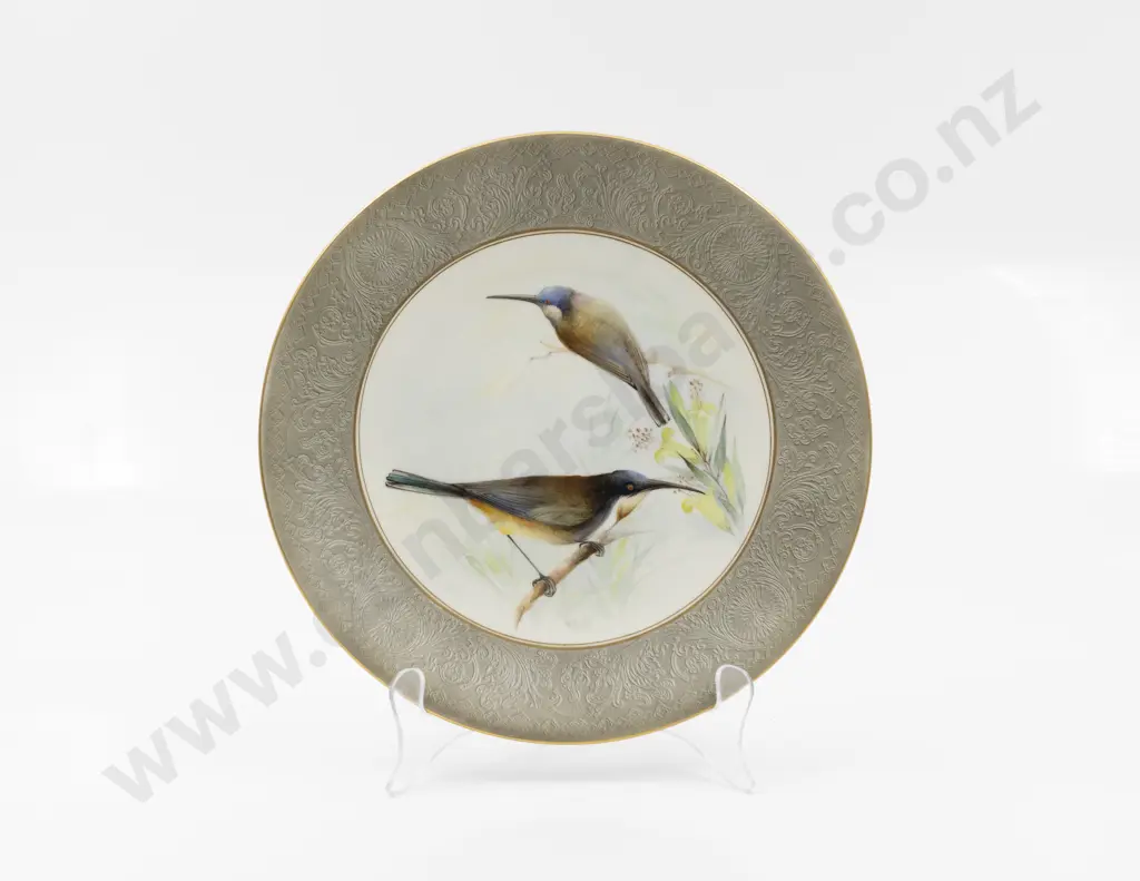 Royal Worcester Cabinet Plate Image 1++