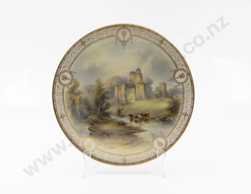 Royal Worcester Cabinet Plate Image 1++