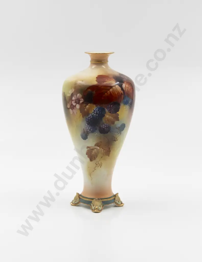 Royal Worcester Hadley Inverted Baluster Vase Image 1++