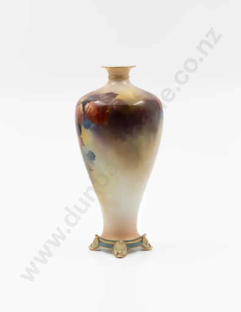 Royal Worcester Hadley Inverted Baluster Vase Image 1++