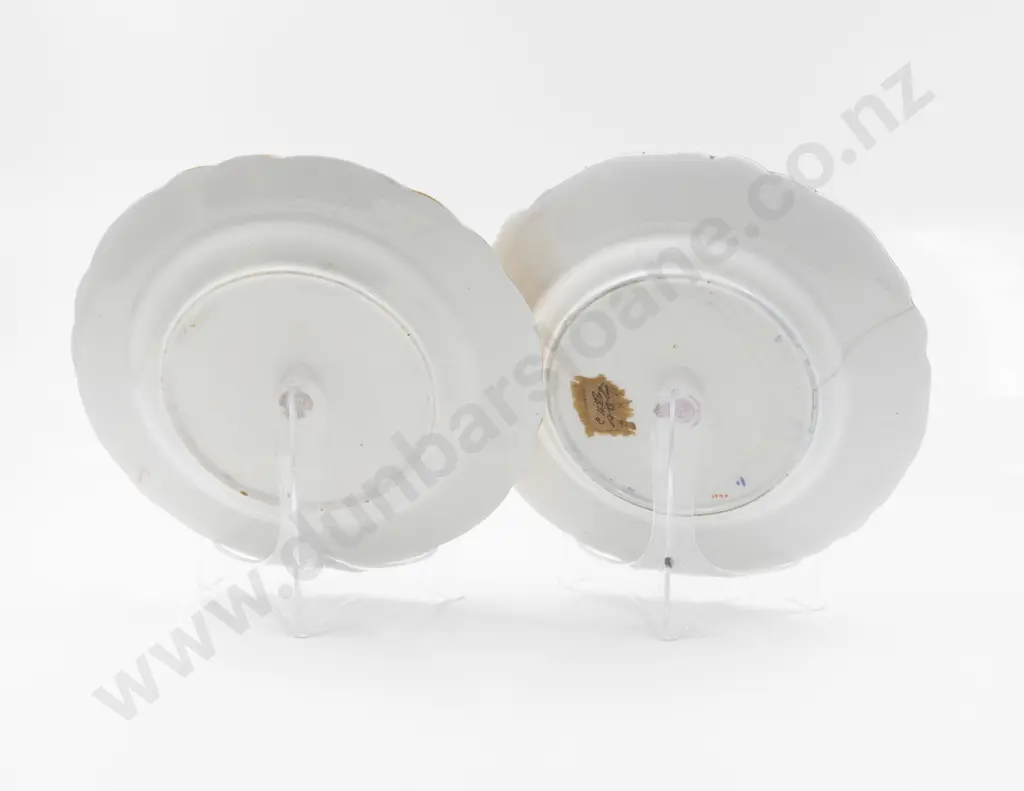 Two Royal Worcester Cabinet Plates Image 1++