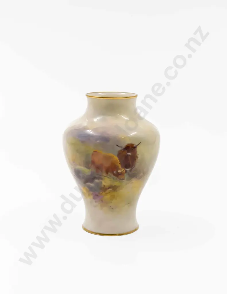 Royal Worcester Inverted Baluster Posy Vase Image 1++