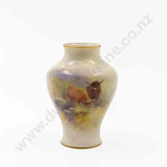 Royal Worcester Inverted Baluster Posy Vase