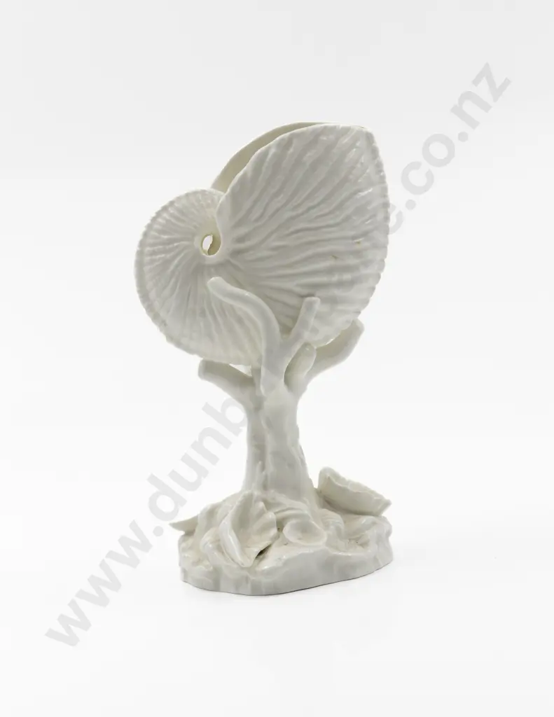 Royal Worcester White Glazed Nautilus Shell Image 1++