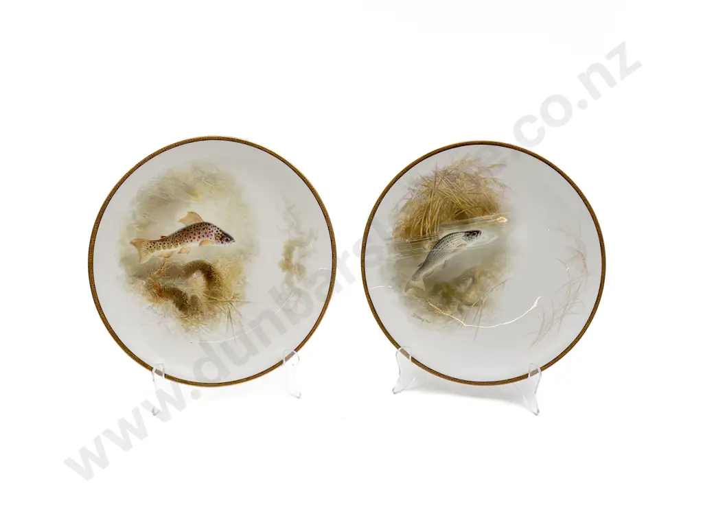 Three Royal Doulton Hand Painted Cabinet Plates Image 1++