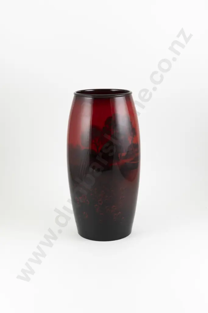 Large Royal Doulton Flambe Vase Image 1++