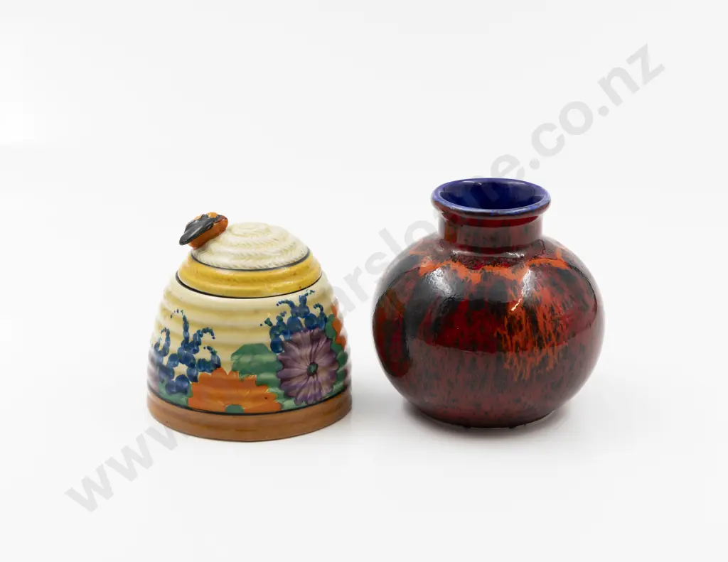 Clarice Cliff Bizarre Honey Pot Image 1++