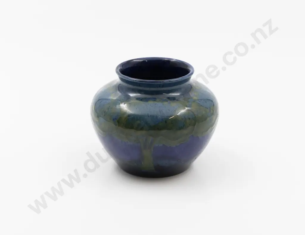 Moorcroft "Moonlit Blue" Pattern Vase Image 1++
