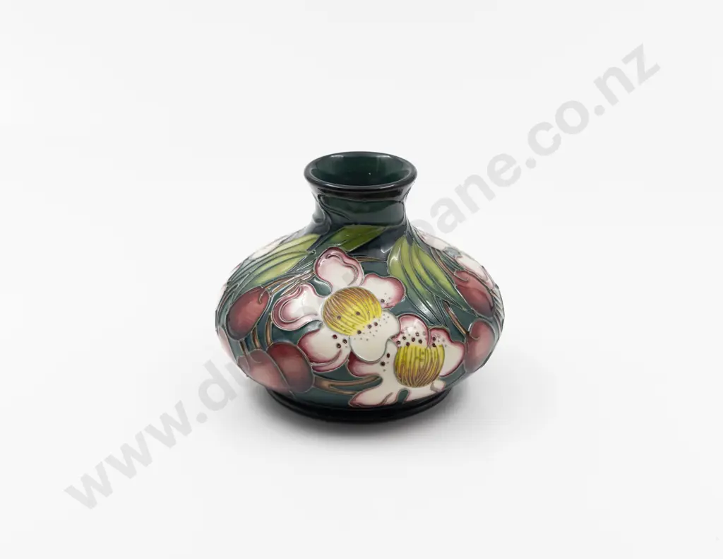 Modern Moorcroft Cherry Blossom Pattern Vase Image 1++