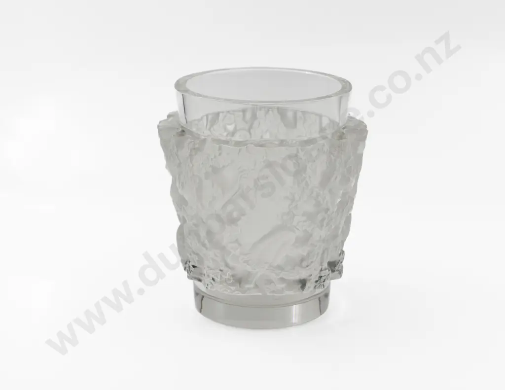Lalique "Bachhus" Pattern Vase Image 1++
