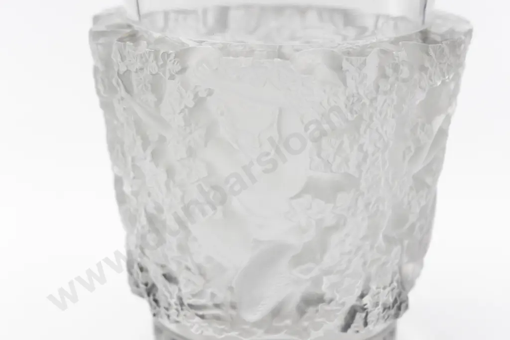 Lalique "Bachhus" Pattern Vase Image 1++