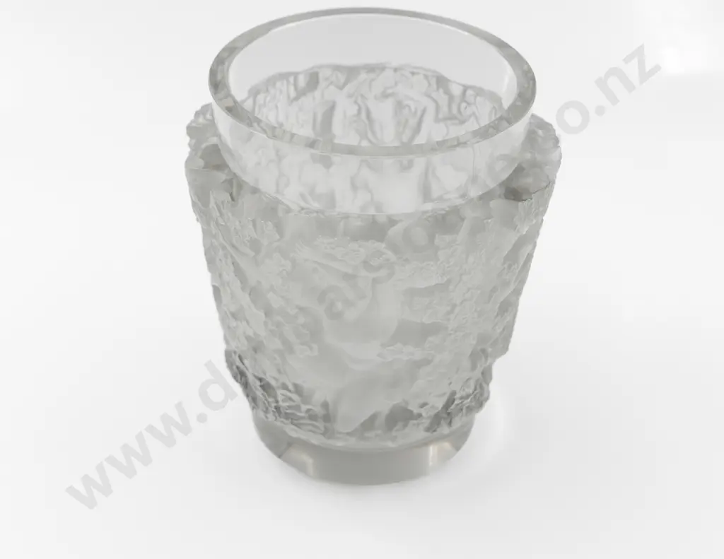 Lalique "Bachhus" Pattern Vase Image 1++