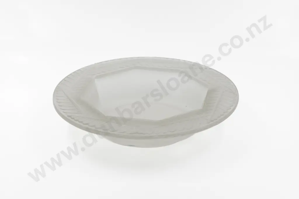 Lalique Fern Leaf Rimmed Frosted glass Fruit Bowl Image 1++