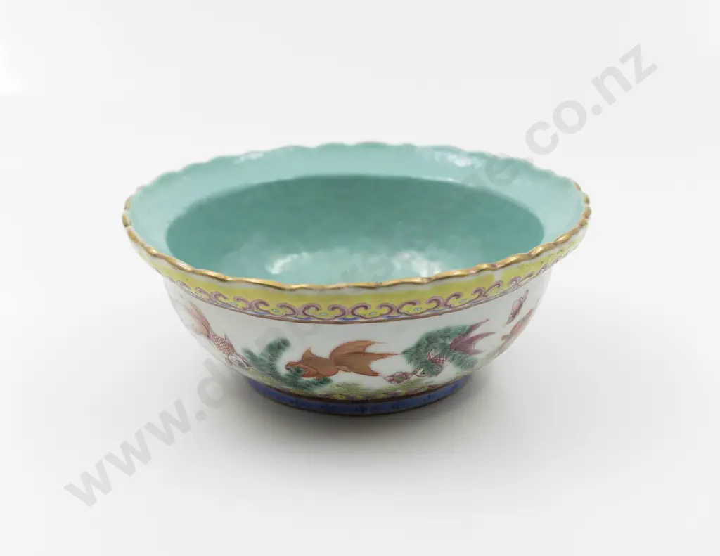 Cantonese Fish Decorated Bowl Image 1++
