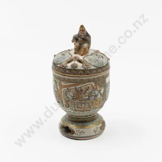 Fine Quality Japanese Satsuma Meiji Period Koro